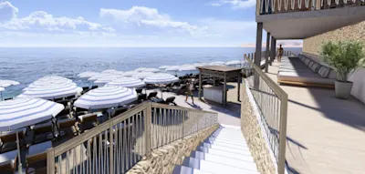 An diesem Strand sind nur noch Kreuzfahrturlauber erw&uuml;nscht