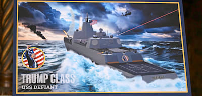 US-Pr&auml;sident stellt Pl&auml;ne und Name f&uuml;r neue Kriegsschiffe vor