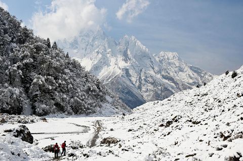 Unterwegs in die H&ouml;hen des Himalaja