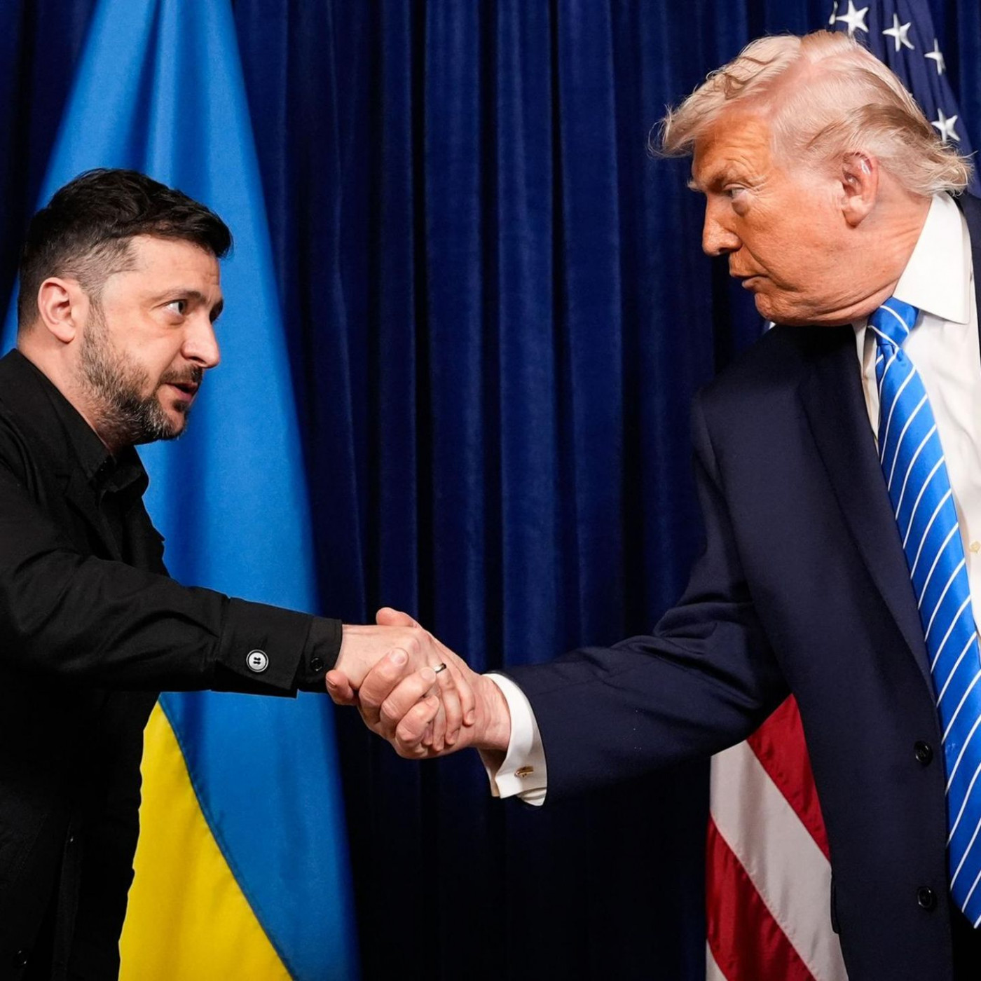 Selenskyj k&uuml;ndigt neues Treffen mit Trump in Paris an