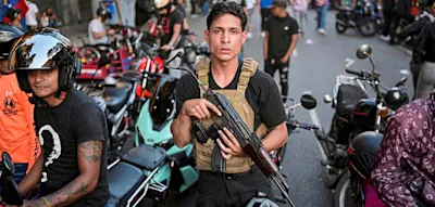 Leere Stra&szlig;en in Caracas und die Angst, dass die Diktatur unter neuem Namen fortbesteht