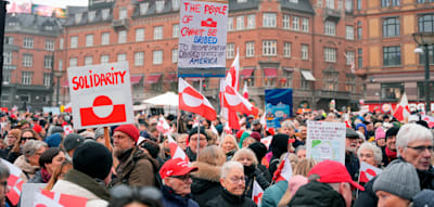 Proteste in Gr&ouml;nland und D&auml;nemark gegen Trumps &Uuml;bernahmepl&auml;ne
