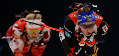 Und dann deutet Deutschlands beste Biathletin ihr schnelles Karriereende an