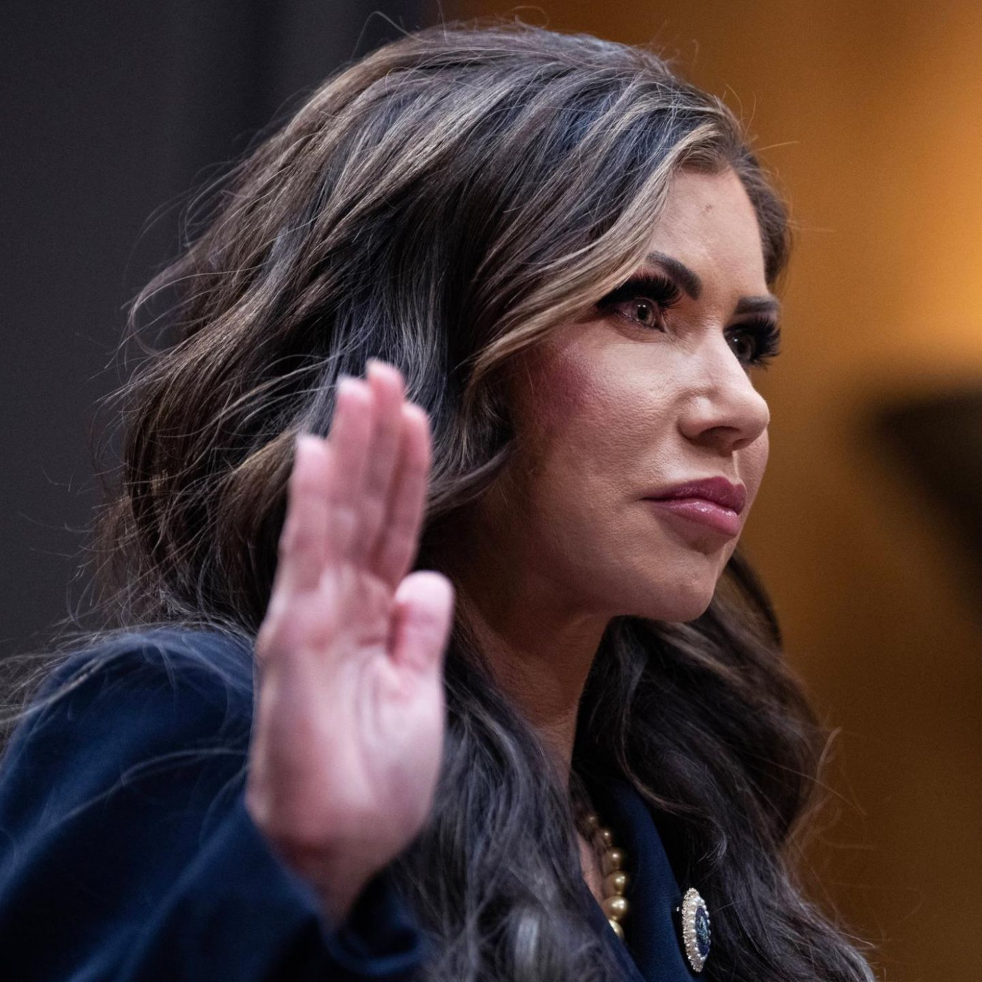 Donald Trump st&auml;rkt Kristi Noem &ndash; noch