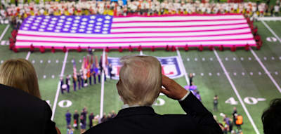 Warum Donald Trump nicht zum Super Bowl reist