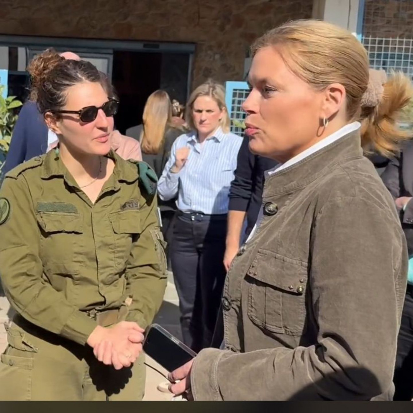 Julia Kl&ouml;ckner besucht israelisch besetzte Zone im Gazastreifen