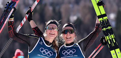 Erst &bdquo;Vollgas geheult&ldquo; &ndash; dann laufen Gimmler und Rydzek zu Bronze im Teamsprint