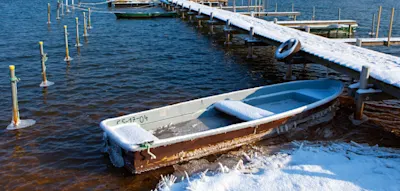 Stille Magie, wo sonst kreischend geplanscht wird &ndash; Winter im Lausitzer Seenland