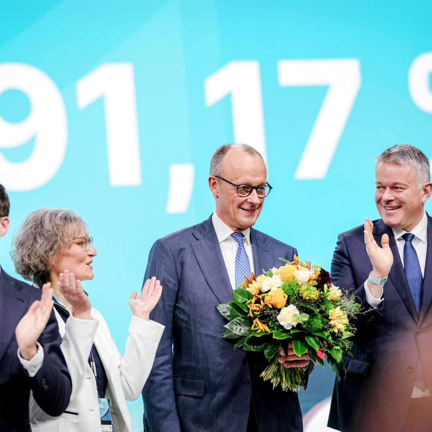 CDU st&auml;rkt Merz den R&uuml;cken vor Wahlmarathon