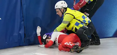 &bdquo;Lasst uns Freundlichkeit statt Hass w&auml;hlen&ldquo;, bittet die verletzte Shorttrackerin