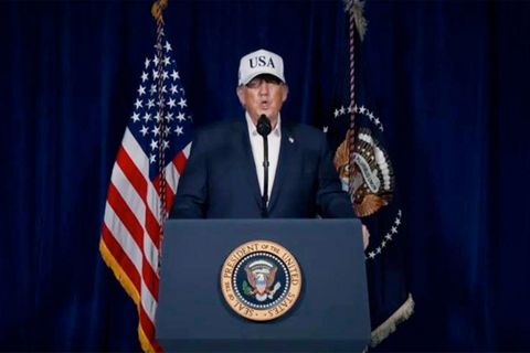 Angriff auf Iran &ndash; Trumps Rede in voller L&auml;nge im Original