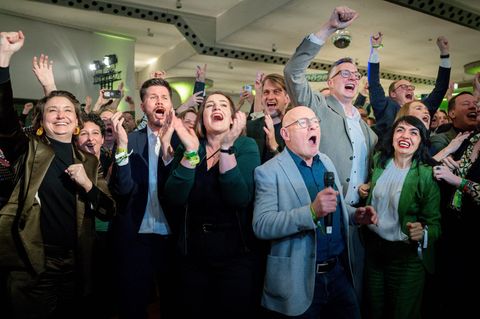 Wahlprognosen in Baden-W&uuml;rttemberg: Jubel bei den Gr&uuml;nen, Entsetzen bei der SPD