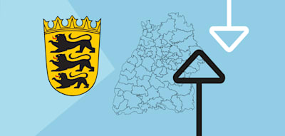 Alle Wahlkreise, alle Sieger in Baden-W&uuml;rttemberg