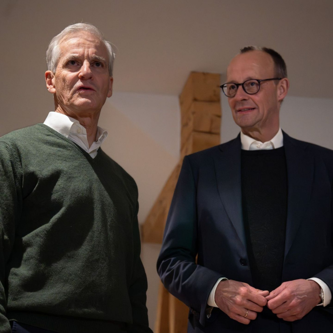 Was der Kanzler jenseits des Polarkreises macht