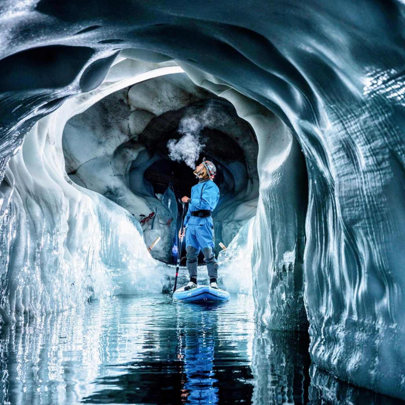 Unterwegs im sterbenden Hintertuxer Gletscher
