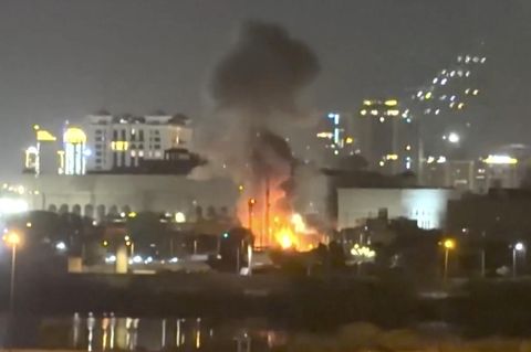 Videos zeigen heftige Explosion an US-Botschaft