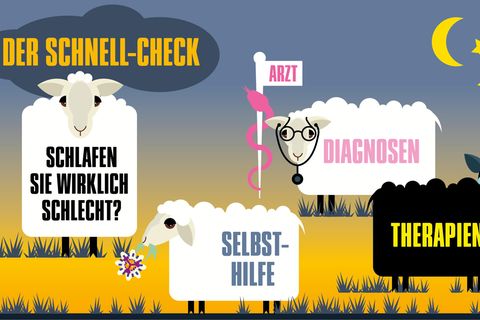 Sie haben Schlafprobleme? Machen Sie unseren Schnell-Check!