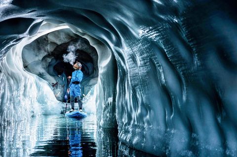 Unterwegs im sterbenden Hintertuxer Gletscher