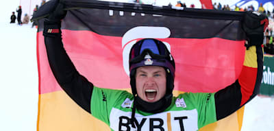 Nach seinem Riesenpech bei Olympia gelingt dem deutschen Snowboarder der gro&szlig;e Coup