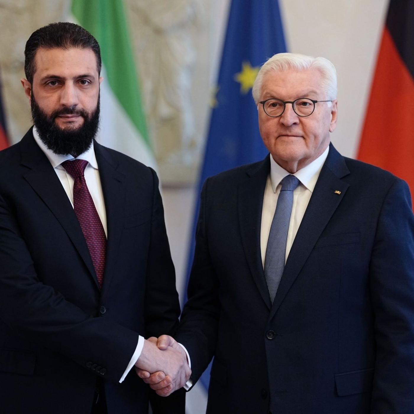 Steinmeier empf&auml;ngt syrischen Pr&auml;sidenten al-Scharaa