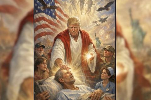 Blasphemie-Vorw&uuml;rfe: Trump nennt kuriosen Grund f&uuml;r gel&ouml;schtes Jesus-Foto