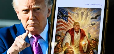 Trump distanziert sich von Selbstbildnis als Jesus &ndash;&nbsp;&bdquo;Ich dachte, es zeige mich als Arzt&ldquo;