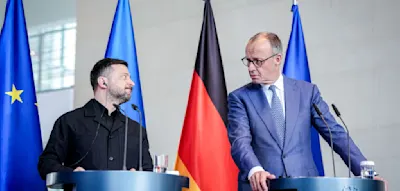 &bdquo;Russland hat keine Chance, den Krieg zu gewinnen&ldquo;, sagt Merz nach Selenskyj-Besuch