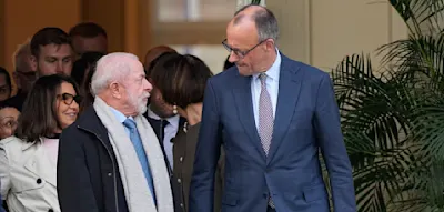 &bdquo;Das haben wir noch nie erlebt&ldquo; &ndash; Merz l&auml;sst Pr&auml;sident Lula allein zur&uuml;ck