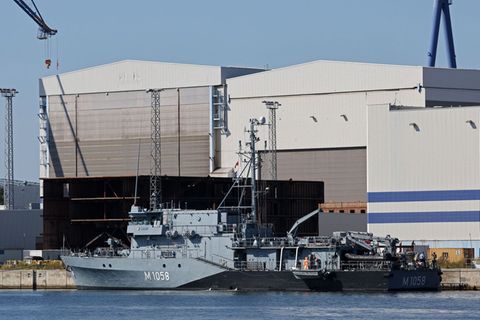 Minenjagdboot wird binnen Tagen ins Mittelmeer verlegt