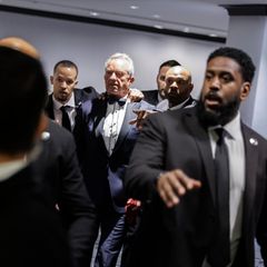 F&uuml;r einige Minuten herrscht Chaos im Washington Hilton