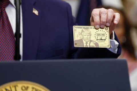 &bdquo;Trump Gold Card&ldquo; wurde bisher erst einmal ausgestellt