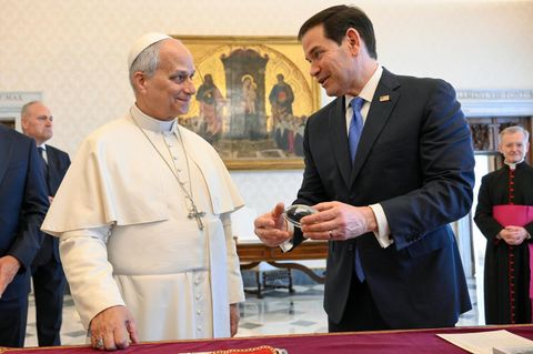 US-Au&szlig;enminister sucht N&auml;he zu Papst Leo &ndash; Trump schie&szlig;t weiter scharf