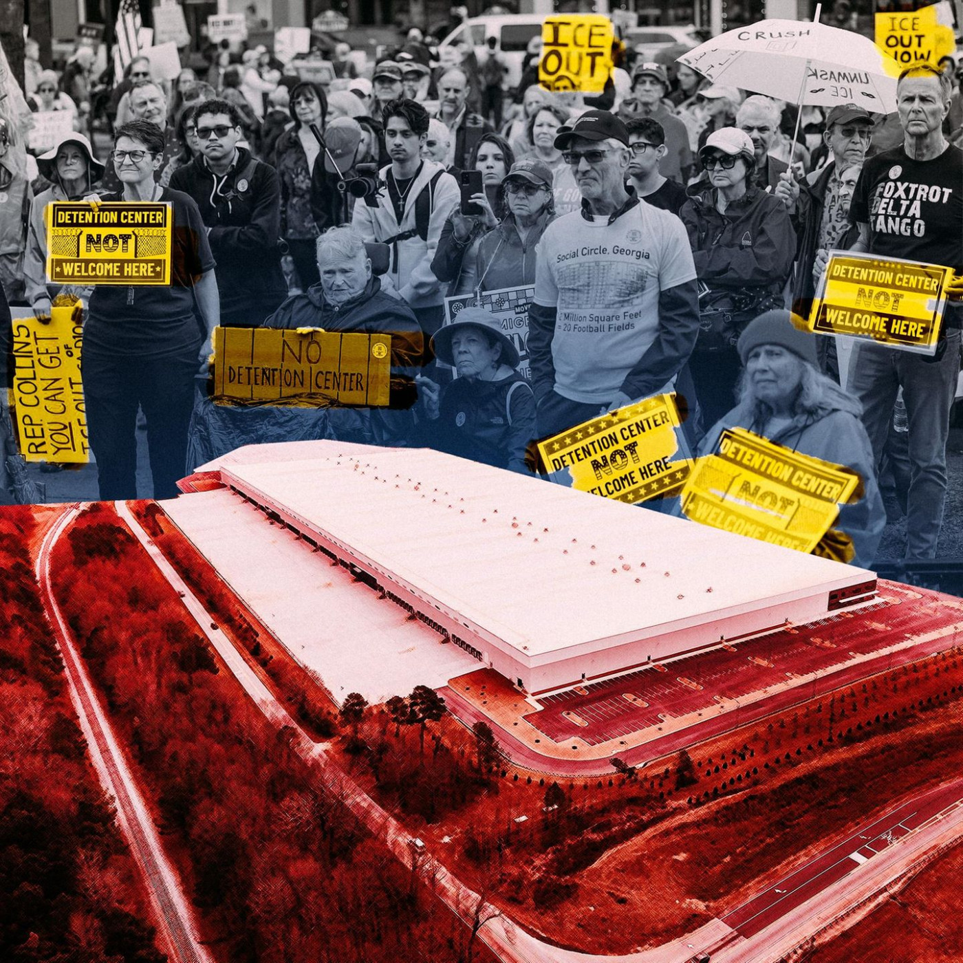 Amerikas gr&ouml;&szlig;ter ICE-Knast? Nicht bei uns, sagt diese Trump-Stadt