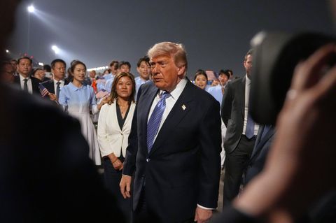 Donald Trump zu Staatsbesuch in China eingetroffen