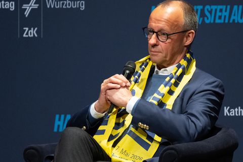 Merz r&auml;umt Schw&auml;chen der Koalition ein - "Streiten zu viel"