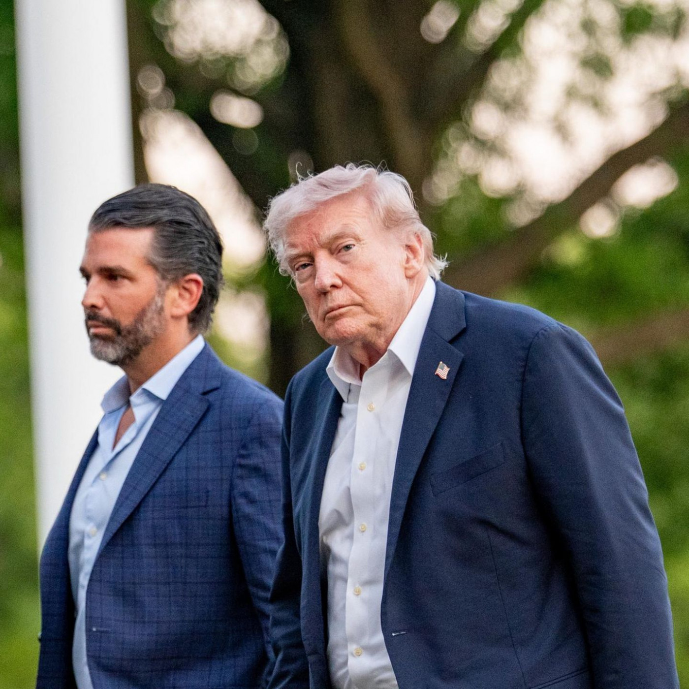 Trump verpasst Hochzeit seines Sohnes
