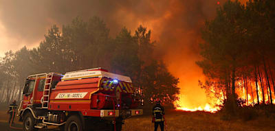 Verheerende Waldbr&auml;nde in Frankreich &ndash; Schlussetappe der Tour wird verk&uuml;rzt