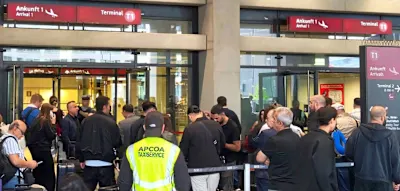 Gefahrgut-Alarm am BER &ndash; Ankommende Flugg&auml;ste sitzen stundenlang in Geb&auml;ude fest