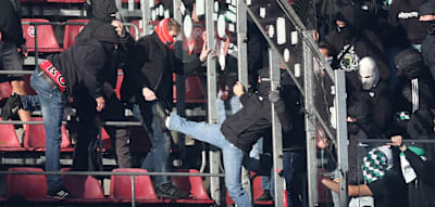 Fan-Randale &uuml;berschattet Gladbachs f&uuml;nfte Niederlage im f&uuml;nften Spiel